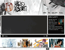 Tablet Screenshot of marioalberti.com